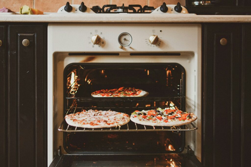 Oven not heating properly with food inside